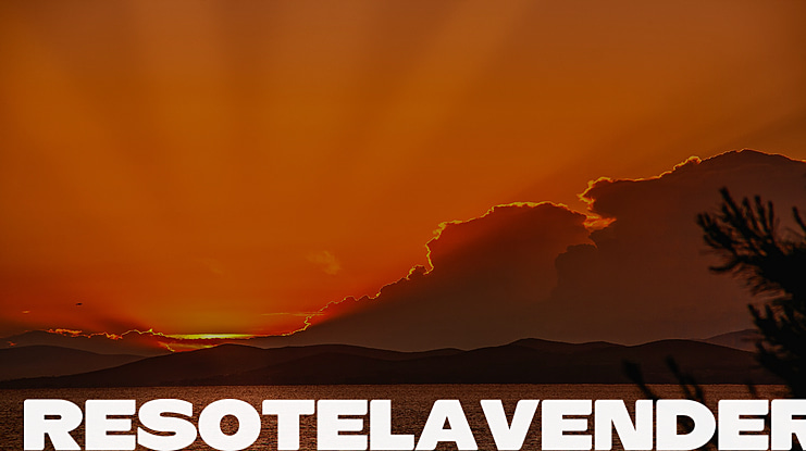 ResotELavender Font Family