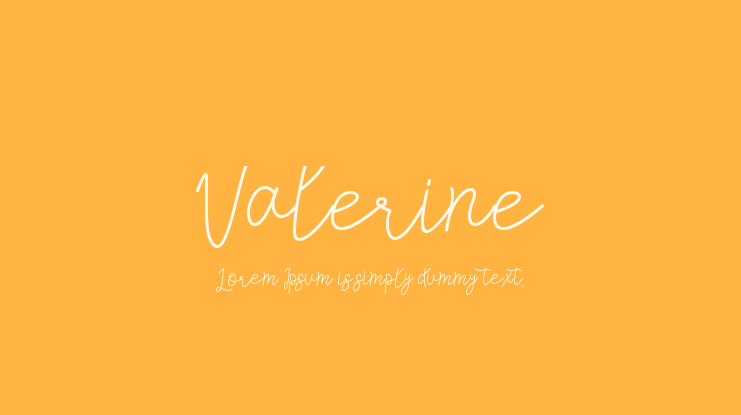 Valerine Font