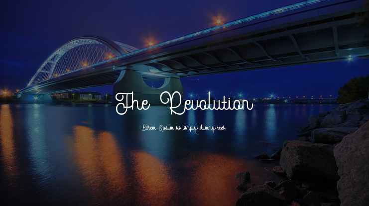 The Revolution Font