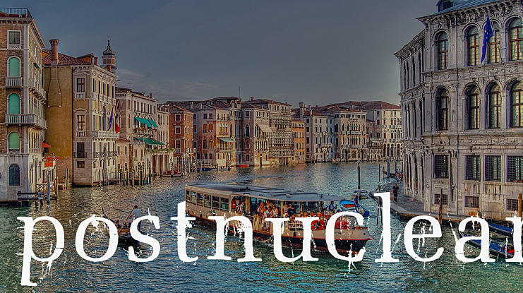 Postnuclear Font
