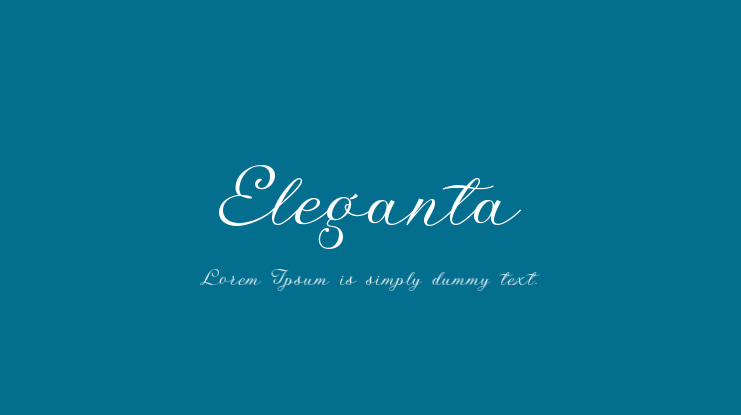 Eleganta Font