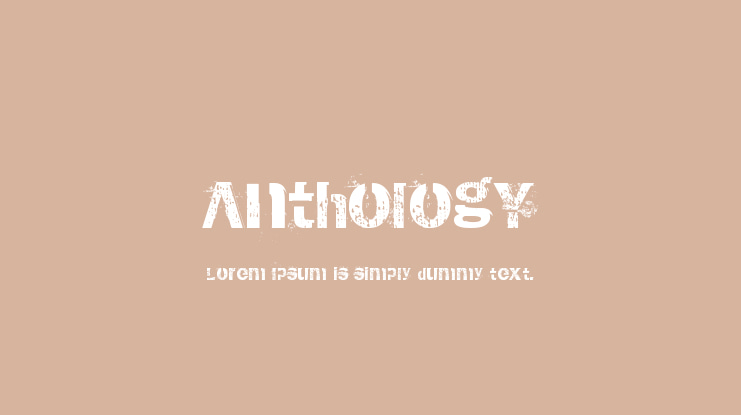 AnthologY Font