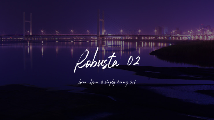 Robusta 02 Font