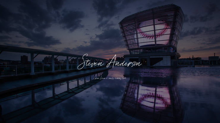 Steven Anderson Font