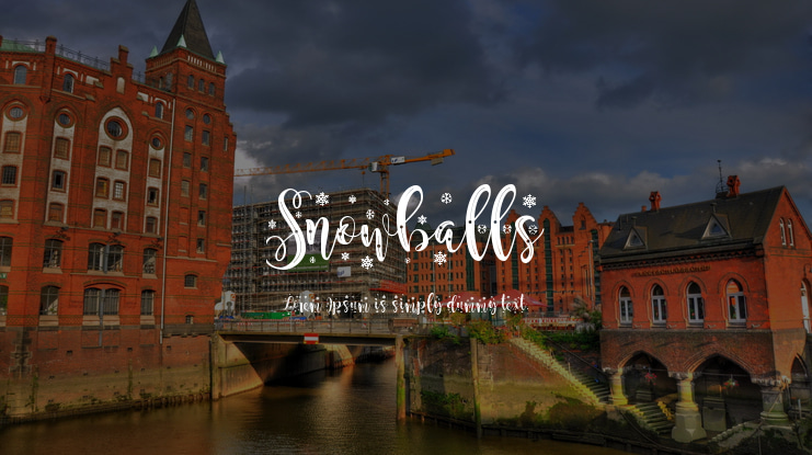 Snowballs Font