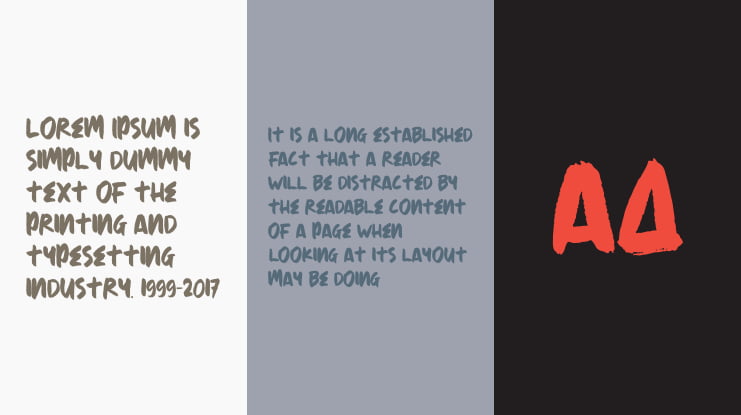 The Absolute Brush Font