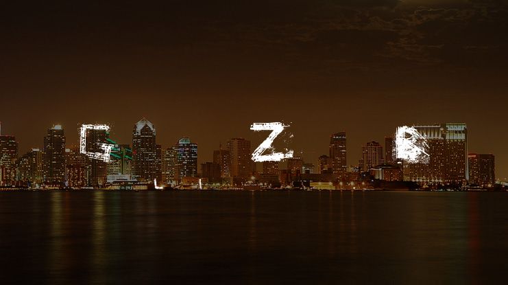 Grunge Zinda Bad Font