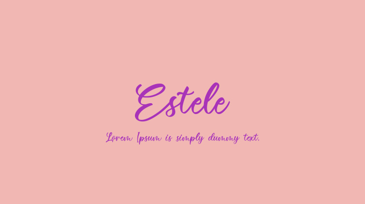 Estele Font