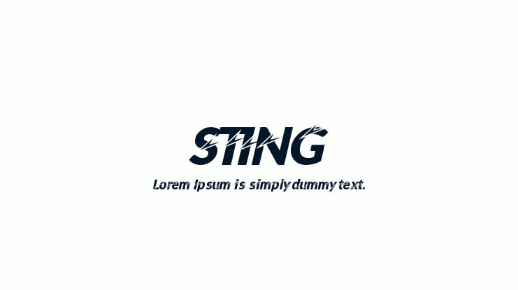 STING Font