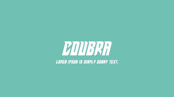 Coubra Font