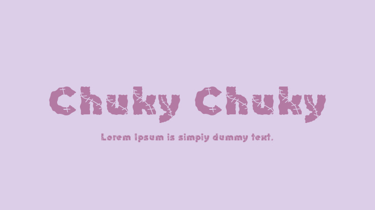 Chuky Chuky Font