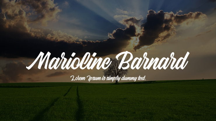 Marioline Barnard Font