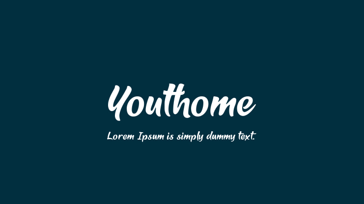 Youthome Font