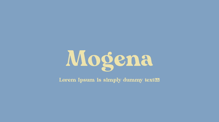 Mogena Font