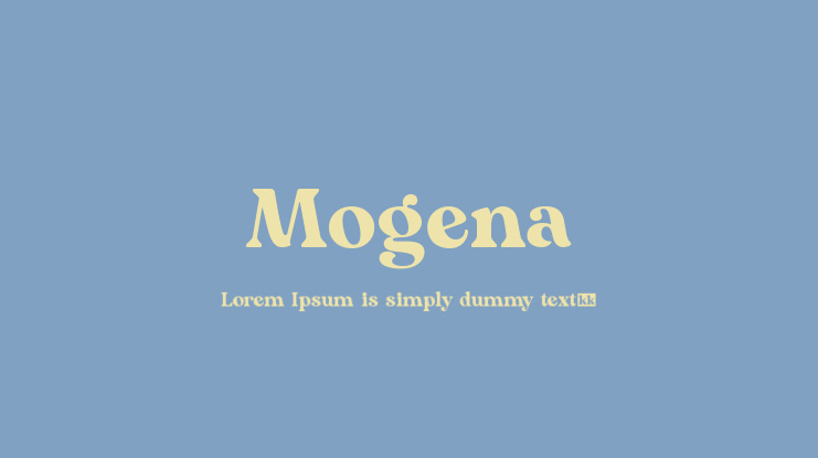 Mogena Font