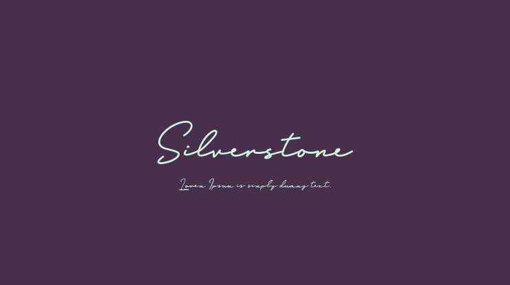 Silverstone Font Family : Download Free for Desktop & Webfont