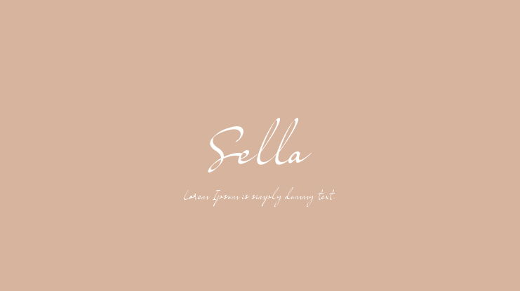 Sella Font