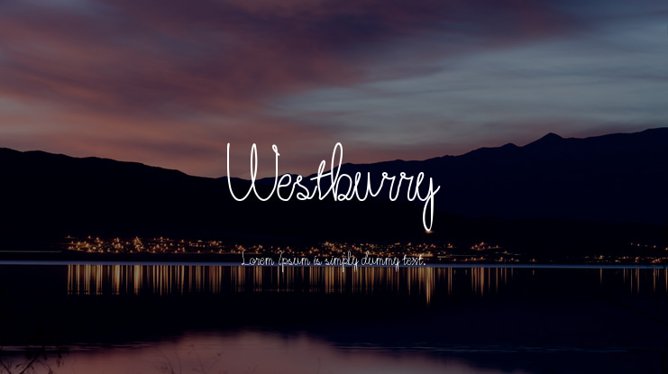 Westburry Font