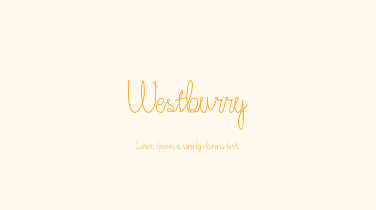 Westburry Font