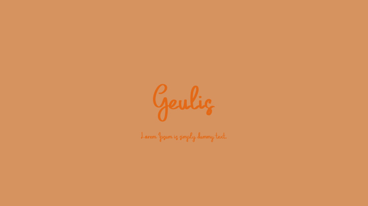 Geulis Font