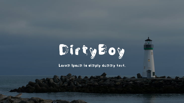 DirtyBoy Font