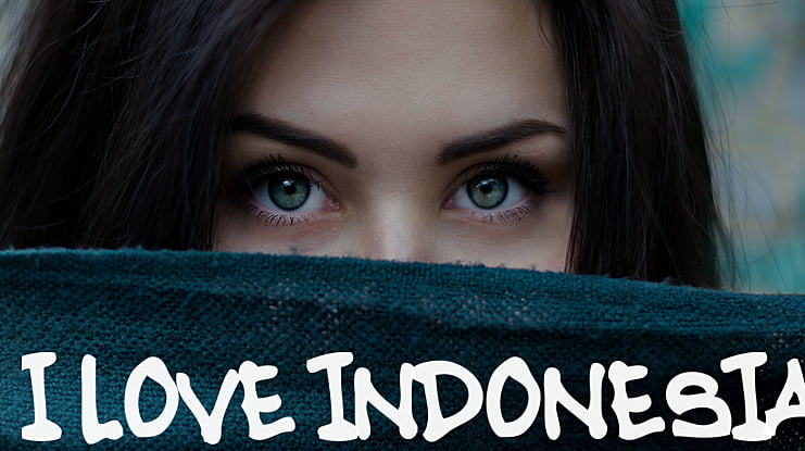 I LOVE INDONESIA Font