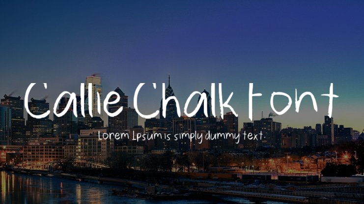 Callie Chalk Font