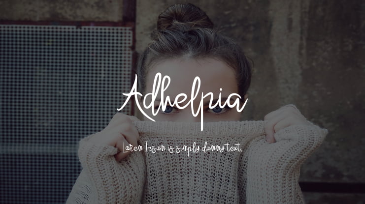 Adhelpia Font