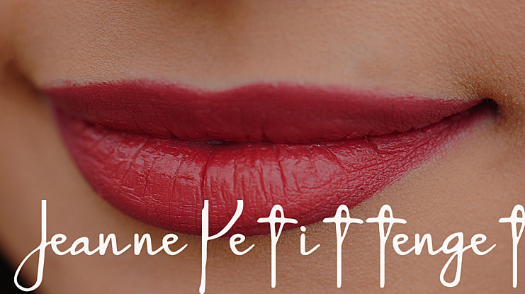 JeannePetittenget Font