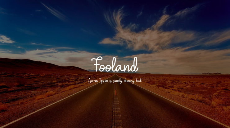 Fooland Font