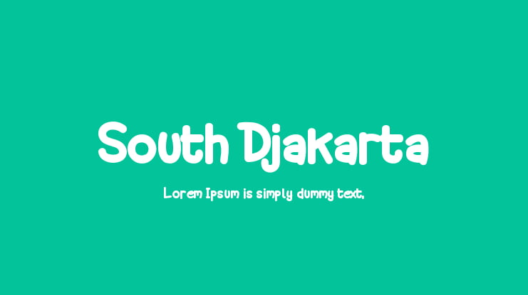 South Djakarta Font