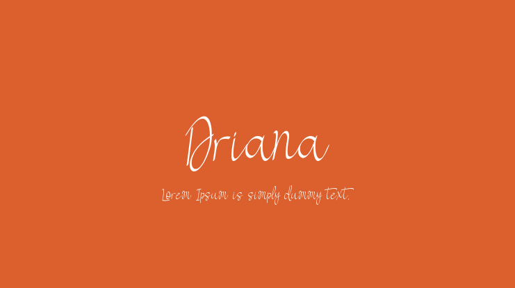 Driana Font