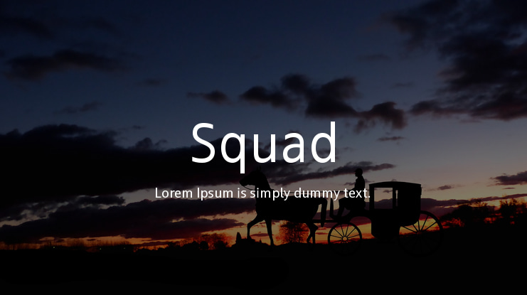 Squad Font