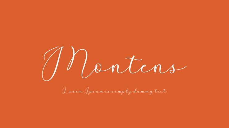 Montens Font