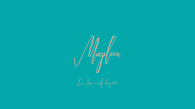 Mugelova Font