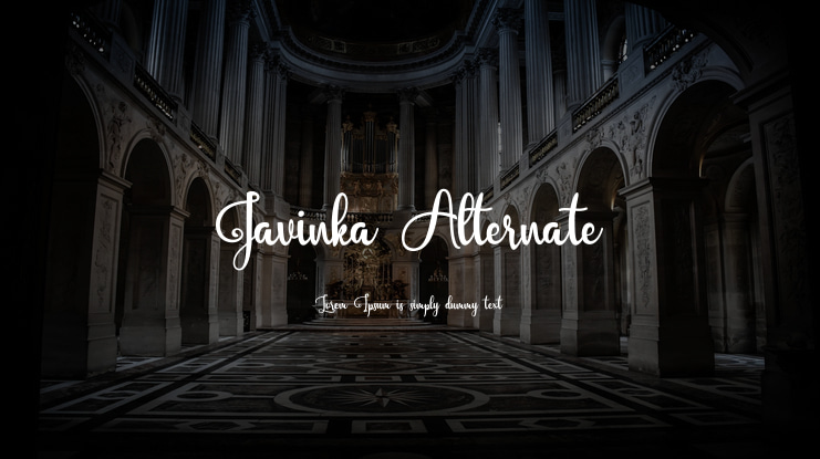 Javinka Alternate Font Family
