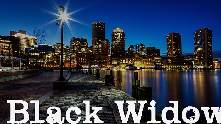 Black Widow Font
