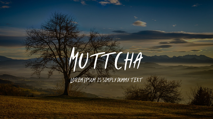Muttcha Font
