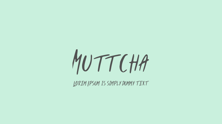 Muttcha Font