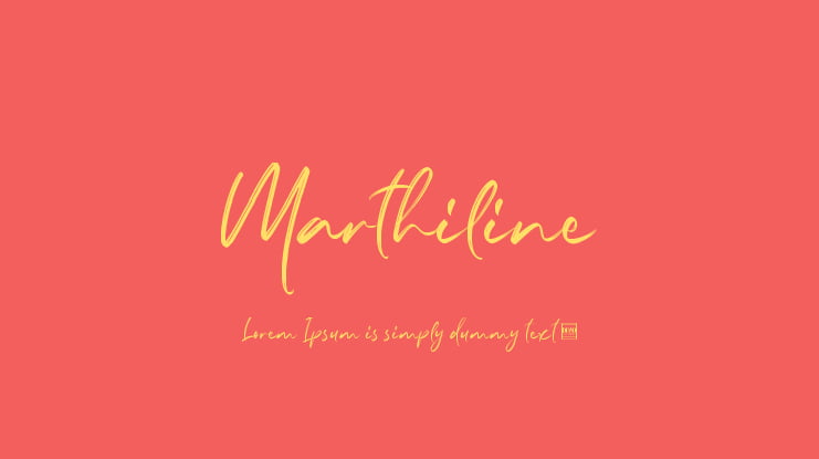 Marthiline Font
