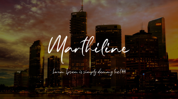 Marthiline Font
