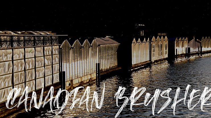 Canadian Brusher Font