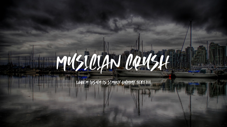 Musician Crush Font