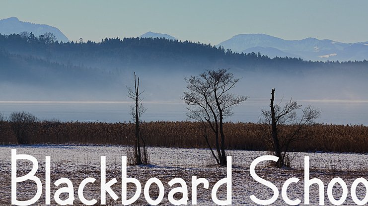 Blackboard School Font Family