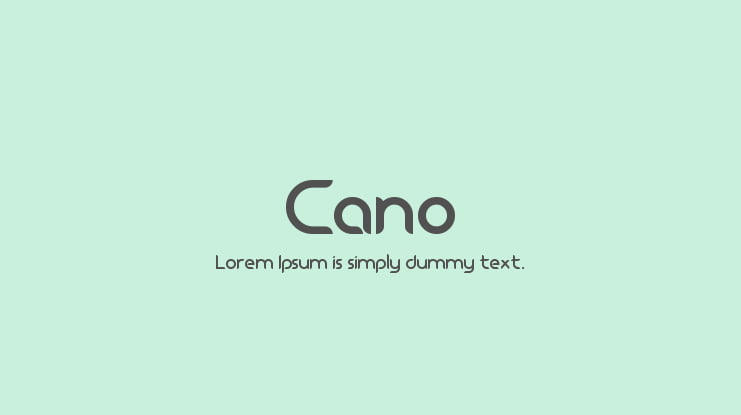 Cano Font