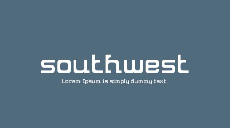 southwest Font