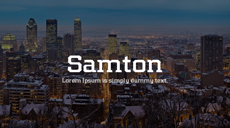 Samton Font Family