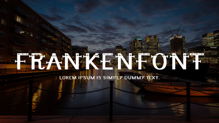 Frankenfont Font