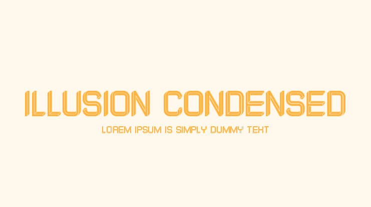 Illusion Condensed Font Family