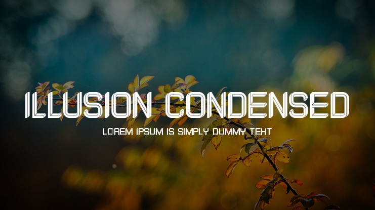 Illusion Condensed Font Family